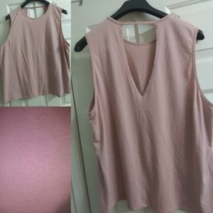 Fabletics blush sleeveless top